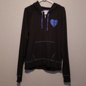 Pink zip up sweatshirt